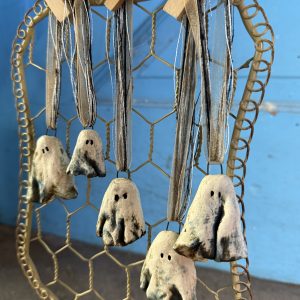mini ghost ornaments